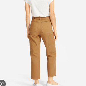 Everlane Women's Size 2 The Carpenter Pants High Waist Straight Leg Golden Brown